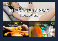 Faltbare Ganzkörper-Massagematte, Heiz- und Vibrationsmassagegerät für Nacken, Schulter, Rücken, Beine, für Zuhause und Auto Geeignet