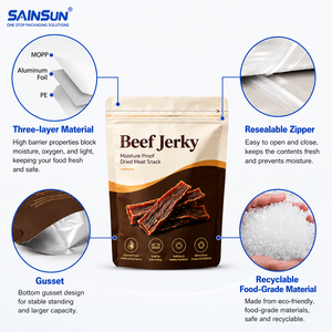 Sacs en Mylar personnalisés numériques imprimés, souples au toucher, spéciaux, 3,5 g, refermables avec fermeture éclair, découpés en forme de cercle rond - Product Image 2