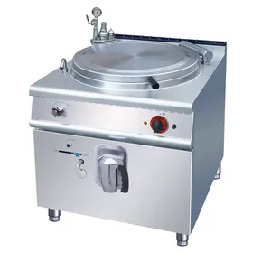 Industrial Catering Equipment 100L Stainless Steel Gas Commercial Soup Boiler