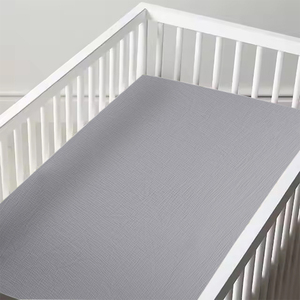 All'ingrosso lenzuolo di mussola per bambine e bambine, culla traspirante, morbida, <span class=keywords><strong>lenzuola</strong></span> personalizzate, biancheria da letto per bambini - Product Image 3