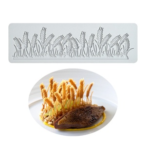 Molde de Silicona TangChu para Fondant con Diseño de Hoja de Arce y Espiga de Trigo, para Decoración de Repostería y Gastronomía Molecular - Product Image 4