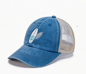 หมวกเบสบอลทรงโค้งแบบไม่รัดศีรษะสำหรับขายส่ง หมวกกีฬาแบบยูนิเซ็กซ์สไตล์วินเทจ ปักโลโก้ได้ตามต้องการ ผ้าฝ้ายฟอกสี หมวกทรงแด๊ด - Product Image 4