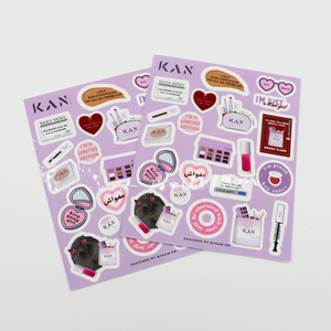 Hoja de Pegatinas Personalizadas de Dibujos Animados y Anime, Pegatinas Kawaii para Álbumes de Recortes, Decoración para Agendas y Diarios - Product Image 2
