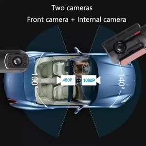 Nouveau produit : Caméra de tableau de bord double objectif pour voiture, boîte noire de sécurité pour véhicule, caméra avant et caméra de tableau de bord - Product Image 5