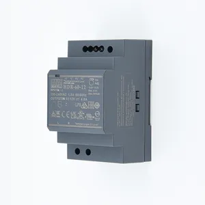 Mean Well HDR-60-12 12V 4.5A 5V 15V 24V 48V alimentation sur Rail DIN pour système de contrôle domestique