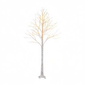Árbol de Abedul Artificial Iluminado con LED Blanco Cálido de 8 Modos, Iluminación Decorativa para Bodas, Fiestas y Festivales - Product Image 1