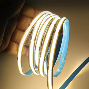 Bande lumineuse LED COB 24V 320LEDs/m 3000K 4000K 6000K certifiée CE Rohs, flexible, COB LED, indice de protection IP20, pour éclairage de placard, éclairage LED - Product Image 1