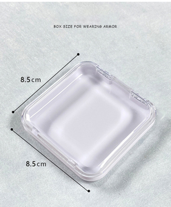 Vente en gros de boîtes de <span class=keywords><strong>rangement</strong></span> transparentes pour ongles en rose, plateau à bijoux, boîtes de présentation pour pose d'ongles - Product Image 2