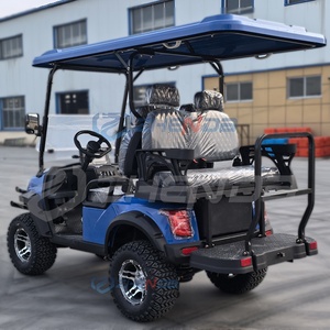 Carritos de Golf Eléctricos Azules Recién Llegados, Venta de Carritos de Golf de 4 Plazas, Precio de Fábrica - Product Image 2