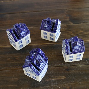 <strong>Custom</strong> Modern Ceramic Tabletop Decoration <strong>Christmas</strong> <strong>Village</strong> <strong>Houses</strong> Candle or LED - Product Image 5