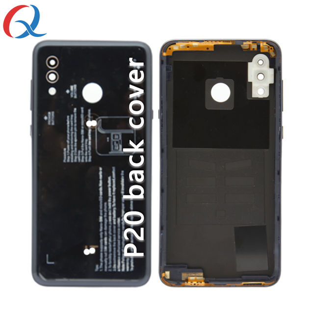 Mobile Phone Back Glass Battery Cover with Power Button Volume Key Bar Design for Hisense LT P20 Repair Replacement