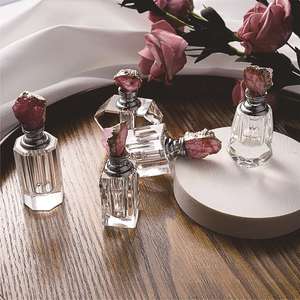 Vaporisateur en verre cristal <span class=keywords><strong>de</strong></span> luxe avec baïonnette et bouchon à vis bouchon d'huile <span class=keywords><strong>de</strong></span> <span class=keywords><strong>parfum</strong></span> rechargeable verre <span class=keywords><strong>de</strong></span> silex en boîte - Product Image 3