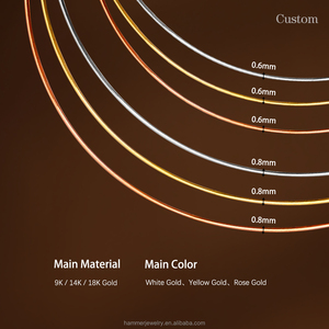 Fio de Ouro Sólido 9K 14K 18K por Atacado: Componentes e Acessórios DIY para Criação de Joias - Product Image 2
