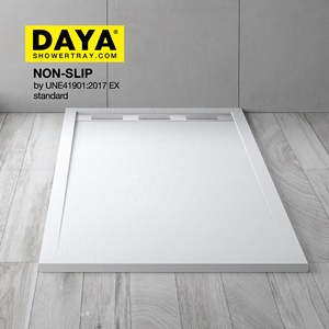 <span class=keywords><strong>Receveur</strong></span> <span class=keywords><strong>de</strong></span> douches écologique en pierre d'ardoise à découper - Product Image 4