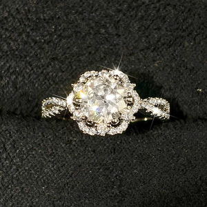 Anello con Design a Rosa, Stile Girasole, Anello da Dito per Donne - Product Image 2