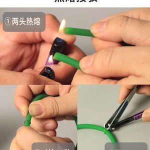 สายพานโพลียูรีเทน PU แบบกลมสำหรับเตาอบชุบแข็ง สายพานกลมสีเขียวไร้รอยต่อสำหรับอุตสาหกรรม - Product Image 4