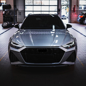 Auto Pp Attachment Onderdelen Front Bumpers Met Roosters Voor Audi C8 A6 A6L S6 Facelift RS6 Stijl Rooster Grill Body kits 2019 2020 2021