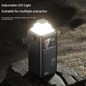 Nouvelle batterie externe portable en plastique de style <span class=keywords><strong>phare</strong></span>, grande capacité 20000 mAh, câble intégré, charge ultra-rapide 22,5 W, pour le camping - Product Image 5