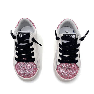 Nouvel arrivage de <span class=keywords><strong>chaussures</strong></span> <span class=keywords><strong>Babe</strong></span> Star à lacets vente en gros de <span class=keywords><strong>chaussures</strong></span> d'école pour enfants à paillettes roses <span class=keywords><strong>chaussures</strong></span> décontractées pour enfants baskets souples à la mode pour filles - Product Image 4
