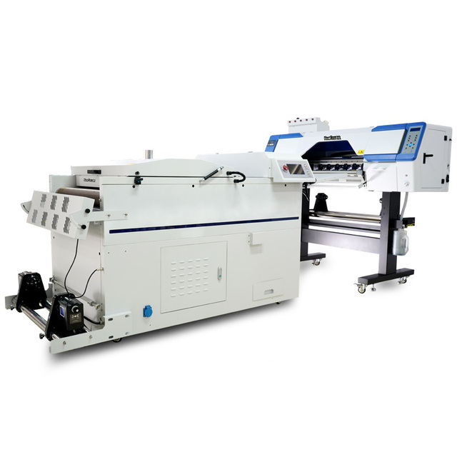 2 Heads 60cm DTF Printer Garment Print Machine I3200 Print Heads T Shirt Printing White Ink 60cm DTF Printer
