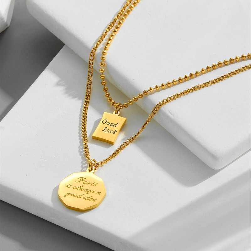 Custom Jewelry Engraved the Words of