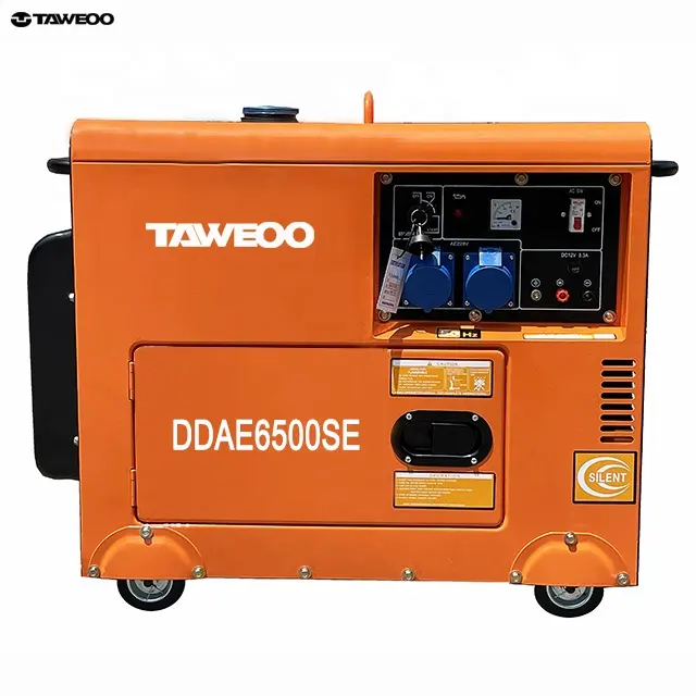 TAWEOO-مولد ديزل صامت ، ذو علامة تجارية 5 كيلو واط, صوت صامت ، 1 أو 3 مراحل
