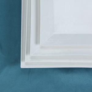 Piatti da pranzo quadrati in porcellana bianca per Hotel piatti da portata in ceramica di varie dimensioni per bistecca Pasta Snack Dessert antipasto - Product Image 6