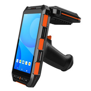 C61 안드로이드 5.5인치 PDA 스캐너 장거리 UHF <span class=keywords><strong>RFID</strong></span> 리더 라이터 4G WIFI 1D/2D 바코드 스캐너 충전 크래들 포함 - Product Image 1