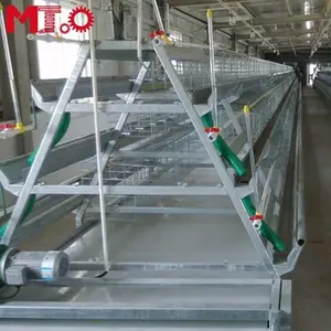 Automatische Industriële Goedkope Layer Grote Atype Kippenhok Huis Vleeskuikens Kooi Voor Legkippen