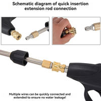 Pistolet pulvérisateur haute pression OEM/ODM personnalisé en gros, lance à mousse commerciale, équipement essentiel pour le lavage et le detailing automobile