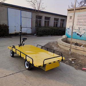 รถเข็นไฟฟ้าแบบพกพา,สินค้าหมุนเวียนสำหรับคลังสินค้ารถเข็นไฟฟ้ารถบรรทุกพื้นเรียบไร้เสียง - Product Image 3