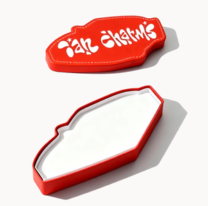 Scatola di Imballaggio in Carta Creativa <span class=keywords><strong>Jan</strong></span> Charms - Confezione Rossa Vivace con Stampa Personalizzata e Fodera in Spugna per Piccoli Regali - Product Image 3
