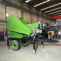 Concasseur à mâchoires mobile diesel couleur personnalisée, installation de concassage de pierres et de roches robuste pour l'exploitation minière, les carrières et le gravier