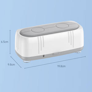 Máquina de limpieza ultrasónica portátil de nuevo diseño 45KHz de bajo ruido 3 modos de limpiador para joyería <span class=keywords><strong>gafas</strong></span> diente - Product Image 4