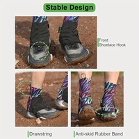 Guêtres de sentier pour la randonnée Léger Respirant Réglable Sandproof Chaussettes Couvertures pour la randonnée et la course à pied Garde les débris hors des chaussures