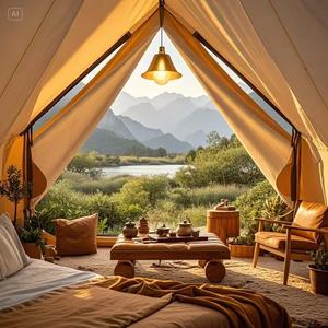 Promoción de Fábrica PAMIR, Tienda de Campaña de Caza Impermeable con Camuflaje de Bangladesh, Una Habitación, Cuatro Estaciones, para 1-4 Personas, Tienda de Campaña para Tiro - Product Image 3