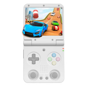NKIWI <span class=keywords><strong>MIYOO</strong></span> FLIP <span class=keywords><strong>V2</strong></span> Console de jeu portable Écran HD IPS de 3.5 pouces Interrupteur à capteur intégré Wake Fold Flip 64GB Wi-Fi Jeu vidéo - Product Image 1