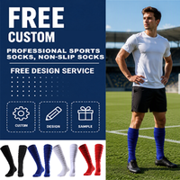 Chaussettes de rugby antibactériennes fines d'été, taille standard, avec logo d'équipe personnalisé, lot en gros pour les écoles, les clubs d'entraînement et les jours de match