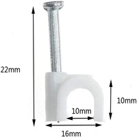 Clips de câble 4mm 5mm 6mm 8mm 10mm avec clou en acier