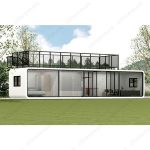 Guosemade casa prefabricada 20 pies 40 pies al aire libre moderno Popular casa prefabricada Touse Casa de trabajo móvil Oficina Pod Apple Cabinininy H - Product Image 3