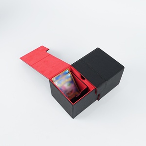 Caja de Cartas TCG Personalizada de Fábrica, con Capacidad para Más de 160 Cartas, Forro de Franela y Cuero PU Impermeable - Product Image 1