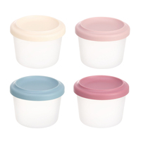 120ml 150ml Silicone Anti-Fuite Mini Boîte À Lunch Emballage Alimentaire Conteneur École Bento Boîte À Lunch pour Enfants Enfants
