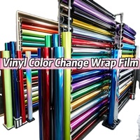 Film de protection de peinture en TPU auto-réparant de haute qualité 7,5 mil, vert émeraude arc-en-ciel, plus de 400 options de couleurs, OEM/ODM disponible