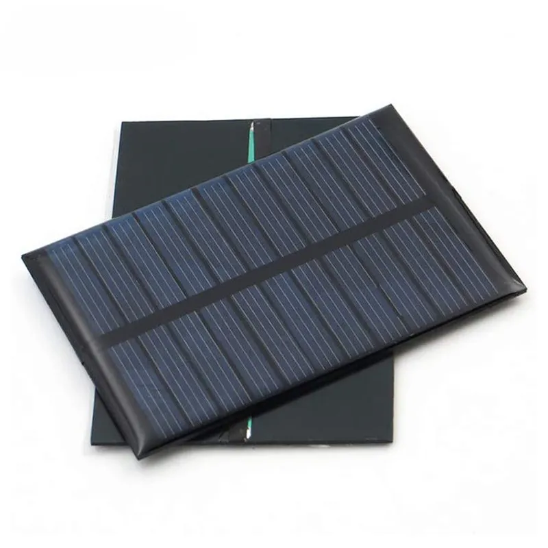 5V DC pannello solare banca di potere 1W pannello solare 5V Mini batteria solare caricabatterie per telefono cellulare portatile