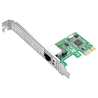 Carte Ethernet Gigabit PCI-E 1000M, sans pilote, pour ordinateur de bureau, carte réseau PCIE RTL8111C