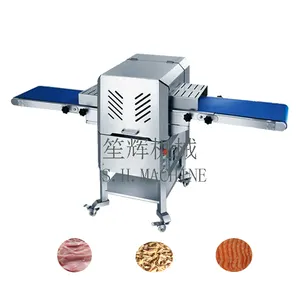 Commercial fresh meat slicing machine slicer chicken breast cutter kitchen food machinery meat cutting machine