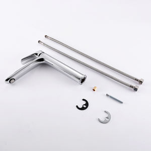 Grifo de Lavabo Monomando Moderno <span class=keywords><strong>Ares</strong></span> Idealex de Latón, Agua Fría/Caliente, Montaje en Cubierta, Válvula Cerámica, Diseño de una Sola Manija, Acabado Pulido, 5 Años de Garantía - Product Image 6