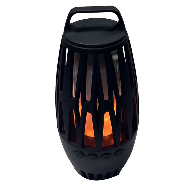 Novelty Gifts Flame Light Portable Wireless Speaker Wireless LED Atmosphere Speaker