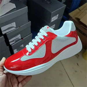 รองเท้าผ้าใบผู้ชายแบรนด์ P หรูหรา, รองเท้าผ้าใบหนังแท้ระบายอากาศได้ดีรองเท้ากีฬารองเท้าลำลองแฟชั่นใหม่ - Product Image 4