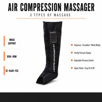 Garantie de qualité SKYFOREVER – Bottes de massage à compression d'air pour les jambes avec contrôle de la minuterie, pour la récupération sportive et la thérapie par le froid, favorisant la circulation sanguine